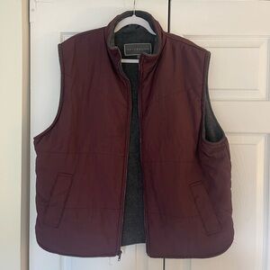 Naturalife Men’s Burgundy Full Zip Vest